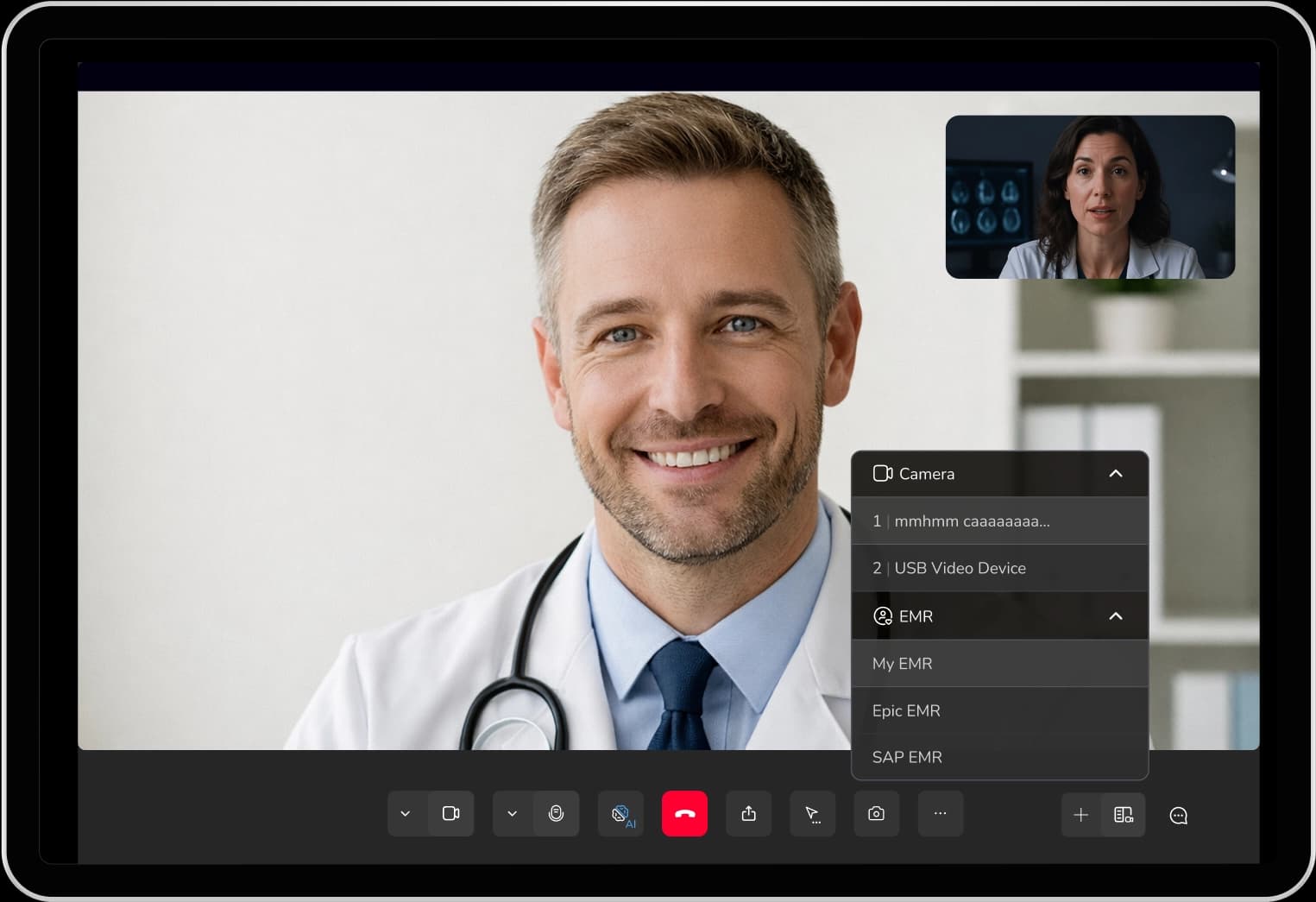 Call & TeleCollaboration mockup
